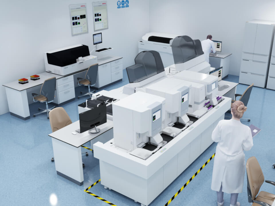 Laboratory equipment and diagnostic solutions